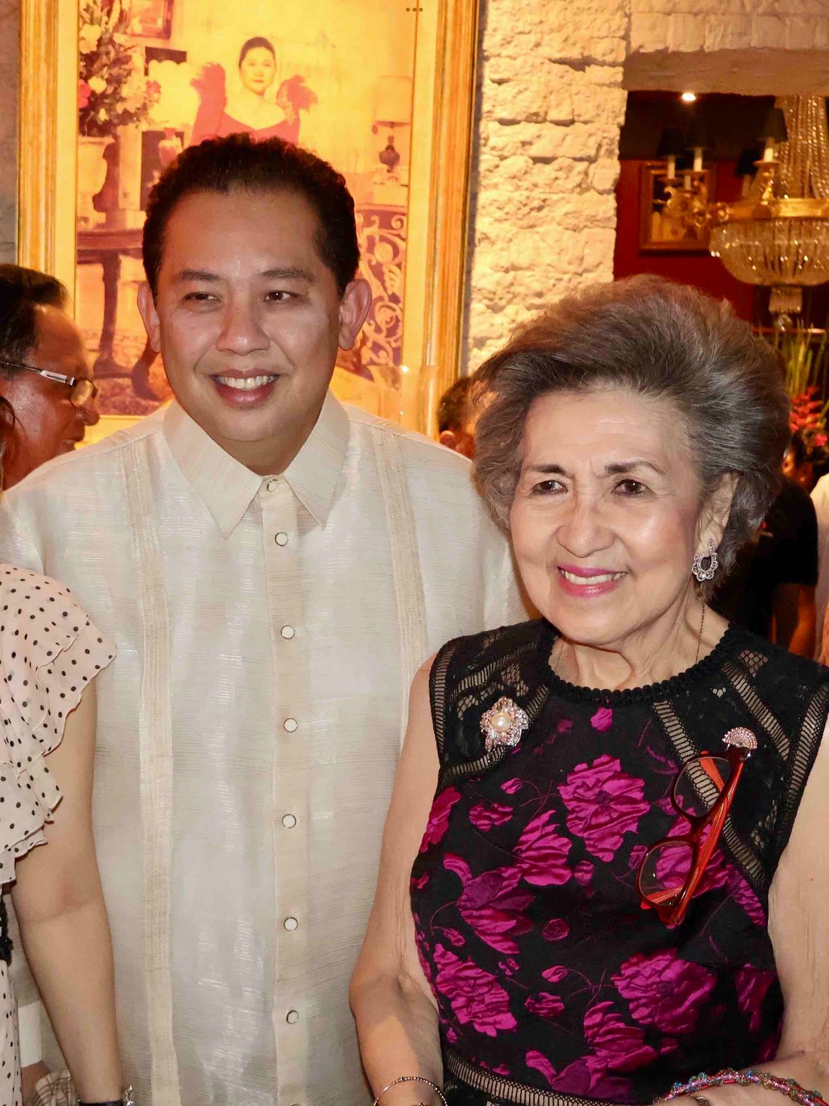 Martin Romualdez and Maritess Pineda.